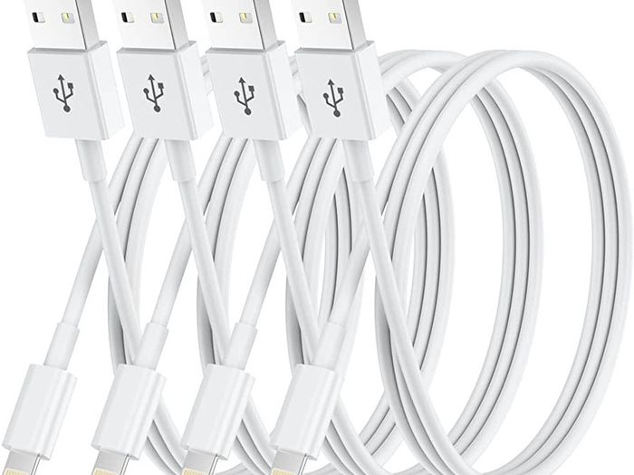 Charger Cable, 4Pack 3FT/1M MFi Certified Lightning Cable Apple Fast Charging Cable Compatible with iPhone 14 13 12 11 XS XR X Pro Max Mini 8 7 6S 6 Plus 5S SE iPad-white (FREE SHIPPING)