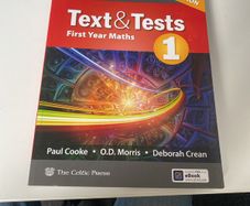 Text & Tests 1 Maths Book