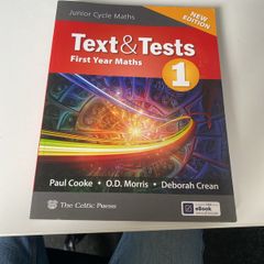 Text & Tests 1 Maths Book