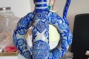 Antique German Westerwald Salt Glazed Ewer.