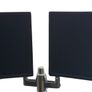 Humanscale M-Flex M2 Dual Monitor Arm + 2 Dell UltraSharp U2412M Monitors + Cables Image 3