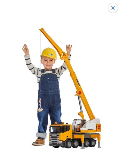 Bruder Liebherr Mobile Crane Truck