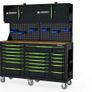 New 19 Drawer Tool Boxes With Top Cabinets + Pegboard Image 10