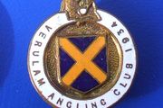 VERULAM ANGLING CLUB 1934 (St. Albans, Hertfordshire) - membership badge (1950s / 1960s). A rare badge!