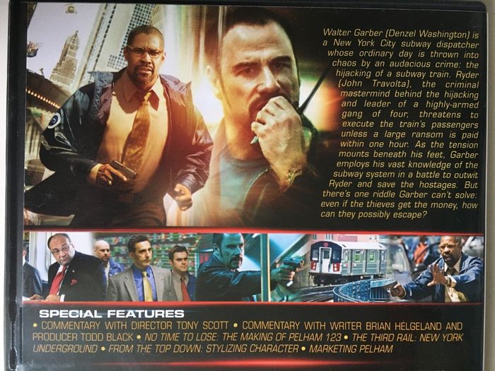 The Taking Of Pelham 123 (Tony Scott Film) [2009] Denzel Washington, John Travolta, John Turturro, Luis Guzman & James Gandolfini [Movie DVD]