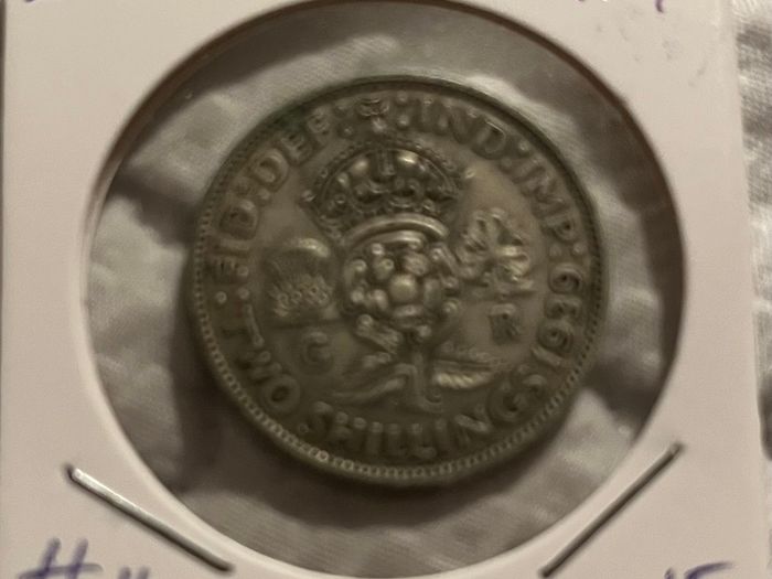 British Florin 1939 (50% Silver)