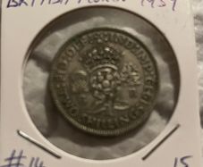 British Florin 1939 (50% Silver)