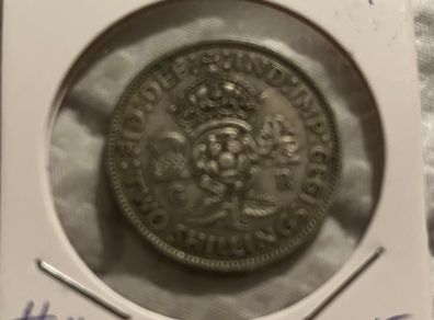 British Florin 1939 (50% Silver)