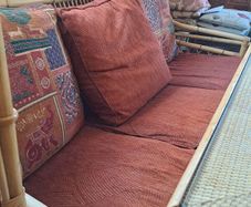 Bamboo Cane Conservatory/Sun Room Suite & Coffee Table