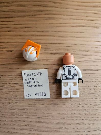 lego sw1277 clone captain vaughn, set 75359