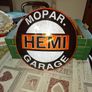 Large Metal Modern American Art Decor Mopar Hemi Garage Dome Metal Sign Postage Available Image 3