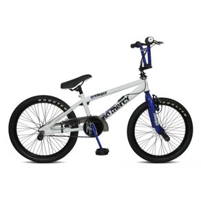 11" Rooster NO MERCY, 20" Wheel, White/Blue