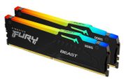 Kingston FURY Beast RGB 32GB (2 x 16GB) 5600MHz DDR5 CL40 DIMM Desktop Gaming Memory