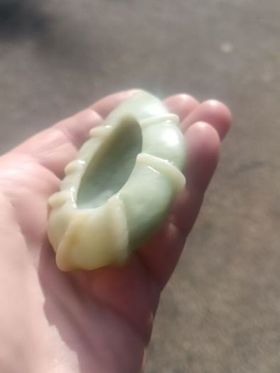 Qing Dynasty Jade Brush Washer