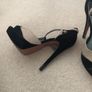 Kurt Geiger 6 platform black and cream strapped shoe Image 2