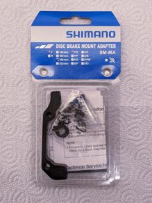 Shimano 160 mm IS fork to 180mm PM caliper adapter (SM-MA-F180P/S)