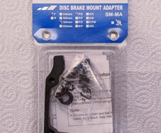 Shimano 160 mm IS fork to 180mm PM caliper adapter (SM-MA-F180P/S)