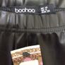 BNWTS Boohoo Ladies Black leather Look leggings size 10  includes postage Image 3
