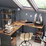 New L Shape Desk With 2 Shelves & A Drawer - FREE P&P Image 4