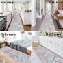 Hallway Runner Rug Non Slip 65x210cm Carpet Runners for Hallways Long Hall Rug Washable Distressed Kitchen Runner Mat Low Pile Floor Runners for Hallway, Entryway, Bedroom, Laundry Room Image 3