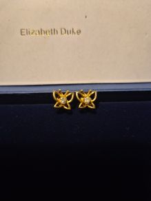 Vintage Small Butterfly Earrings