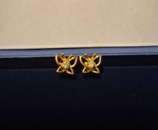 Vintage Small Butterfly Earrings
