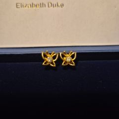 Vintage Small Butterfly Earrings
