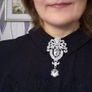 Big Crystal Diamante Brooch Image 3