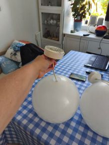 lamp shade . Glass. IKEA made. For free