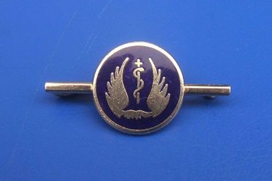 HOSPITAL LEAGUE of FRIENDS (health service volunteers) - an enamelled pin badge (1980s / 1990s)