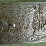 Vintage Wooden Cigarette Box with ship galleons decoration Image 3