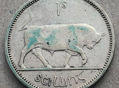 Irish silver one shilling