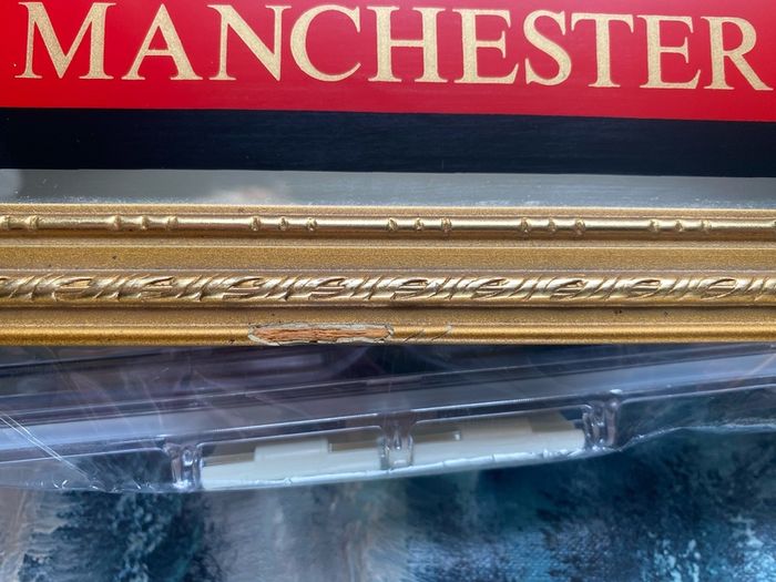 1968 Manchester United European Cup Winners Mirror Plaque