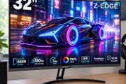 32-Inch QHD Curved Gaming Monitor, 180Hz 1440p, 1ms MPRT, 1500R VA Display, FreeSync, HDMI &amp; DisplayPort, VESA Mountable
