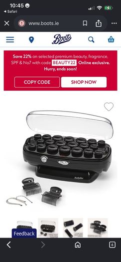 Babyliss heat rollers