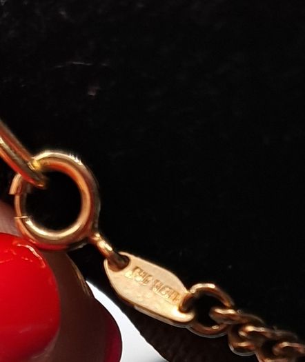 Vintage gold plated necklace