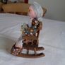 Hand Crafted Granny on Rocking Chair for Sale Image 2