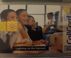 Learning on the Internet callcard