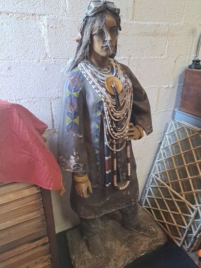 Vintage Tribal Lady Mannequin
