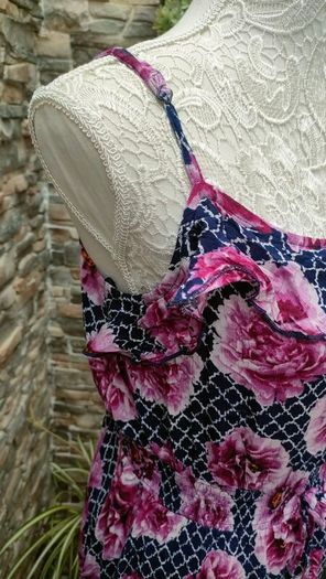 The collection Debenhams navy floral summer dress size 12 Postage included
