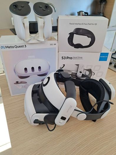 Meta Quest 3 512GB, with accessories