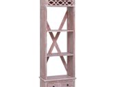 Highboard 60x30x180 cm Solid Mahogany Wood
