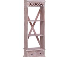 Highboard 60x30x180 cm Solid Mahogany Wood