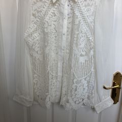 Lipsy Lace Blouse Size 14