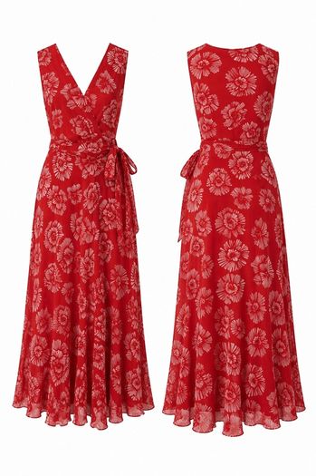 Jenny D Red Dress