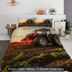 Tractor themed bed set free postage