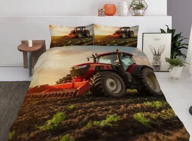 Tractor themed bed set free postage