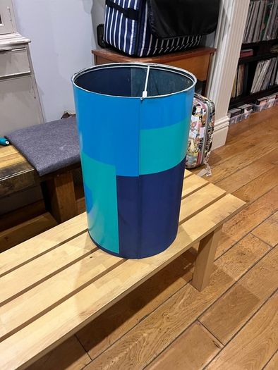 Free M&S ceiling shade teals and navy