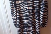 ladies zebra printdress