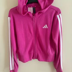 Adidas girls zipped hoodie